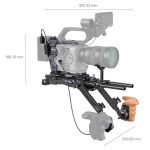 SmallRig 4125 Shoulder Rig Kit for Sony FX6 Olkarigit kameroille 6