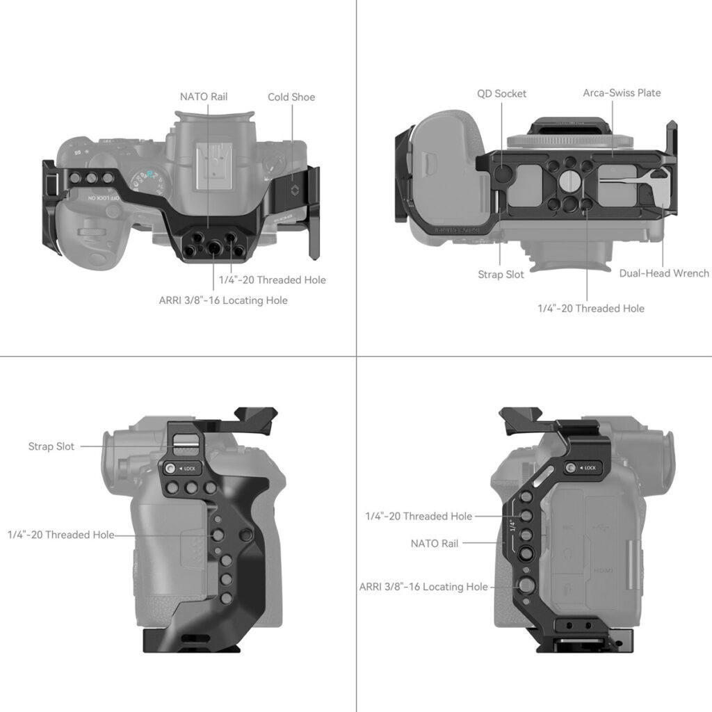 SmallRig 4159 Cage for Canon EOS R6 MKII