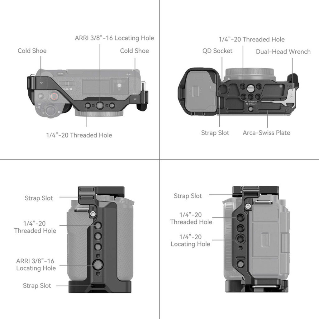 SmallRig-4256-3 SmallRig 4256 Cage for Sony ZV-E1