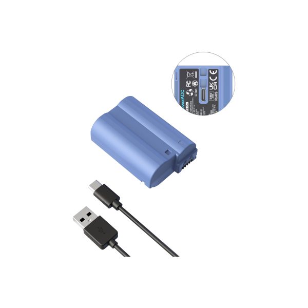 SmallRig 4332 Camera Battery USB-C Rechargable EN-EL15c Akut ja laturit kameroihin 3