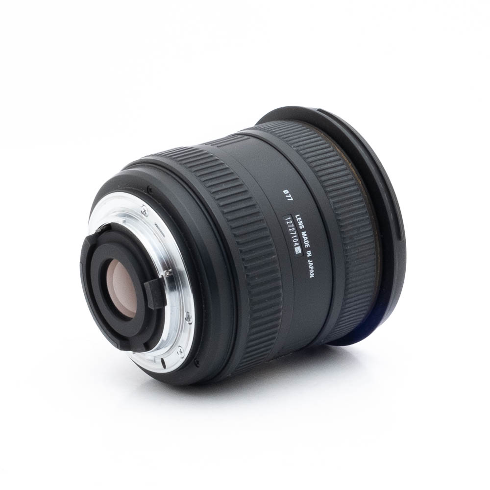 Sigma 10-20mm f4-56 DC HSM Nikon-1 Sigma 10-20mm f/4-5.6 DC HSM Nikon F DX - Käytetty