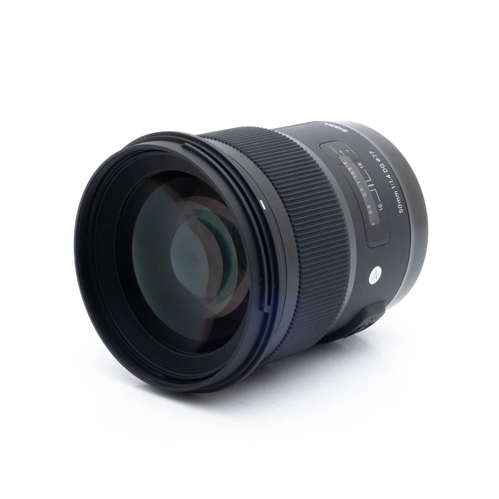 Sigma 50mm f14 DG Canon-2-3 Sigma Art 50mm f/1.4 DG Canon EF (Kunto K5) - Käytetty