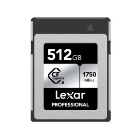 Lexar CFexpress Pro Silver Serie R1750/W1300 512GB CFExpress muistikortit