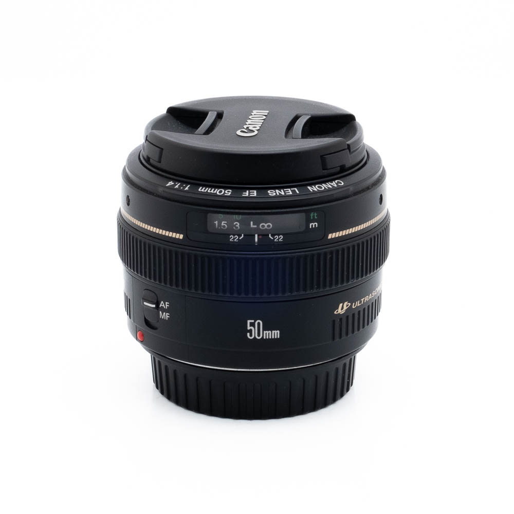 Canon 50mm f14 USD-3 Canon EF 50mm f/1.4 USM (sis. ALV 24%) - Käytetty