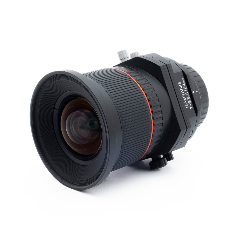 Samyang T-S 24mm f35-2 Samyang 24mm f/3.5 Tilt-Shift ED AS UMC Canon - Käytetty