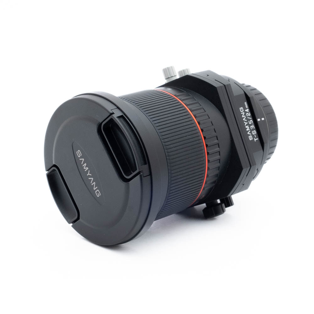 Samyang T-S 24mm f35-3 Samyang 24mm f/3.5 Tilt-Shift ED AS UMC Canon - Käytetty