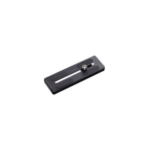 Sirui Quick Release Plate PH-120 -pikalevy on musta suorakulmainen levy, jossa on keskimmäinen kiinnitysruuvi ja kumipintaiset tartuntaliuskat, kuvassa eristettynä valkoisella pohjalla.