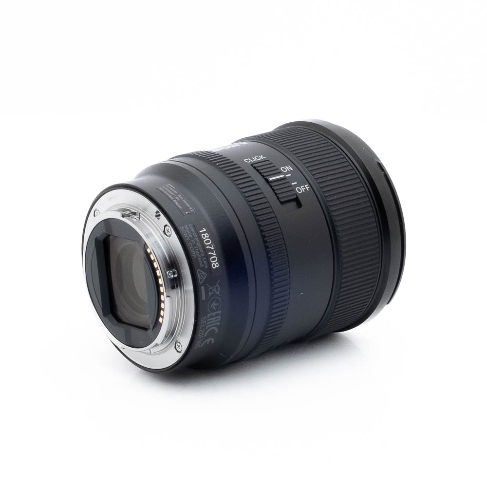 Sony 20mm f18 G-1 Sony FE 20mm f/1.8 G - Käytetty