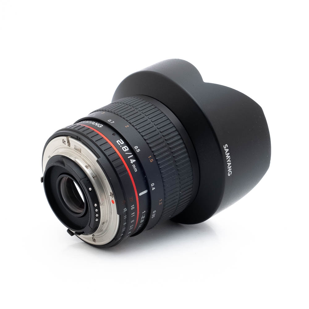Samyang 14mm f28 Nikon-1-2 Samyang 14mm f/2.8 ED AS IF UMC Nikon - Käytetty