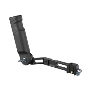 smallrig_4197_02 SmallRig 4197 Sling Handle for DJI RS 3 & RS 3 Mini on musta, L-muotoinen ergonominen kamerakahva, jossa on useita kiinnityspisteitä ja joka on suunniteltu kiinnitettäväksi kamerarigiin tai lisävarusteisiin.
