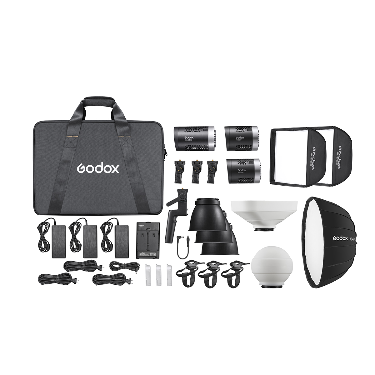 Godox ML KIT2 ML60Bi & ML30Bi Trio Kit -LED-valo