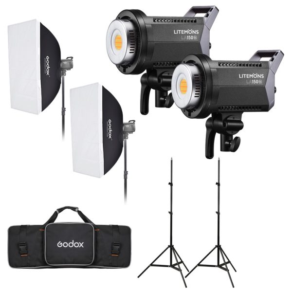 Godox Litemons LA150Bi Bi-color Duo Kit LED valot kuvaamiseen ja videoihin 3