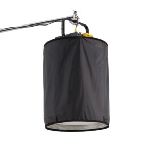 Godox P600BHSSS Black Opaque Skirt for P600Bi Hard on sylinterin muotoinen kangaslisälaite, joka kiinnitetään valaisinlaitteisiin ja auttaa hallitsemaan ja hajottamaan valoa valokuvauksessa tai elokuvissa.
