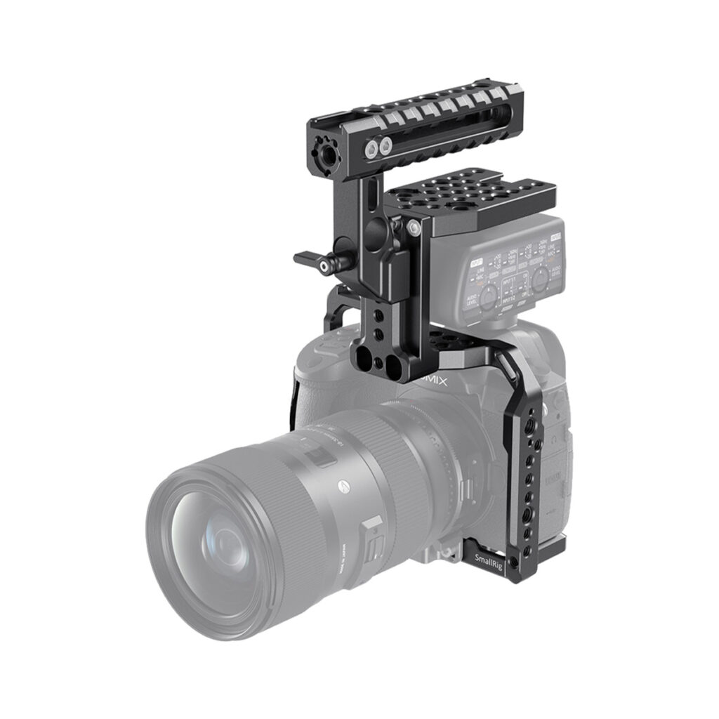 26491 SmallRig 2649 Cage with XLR Helmet Kit for Lumix GH5/GH5S