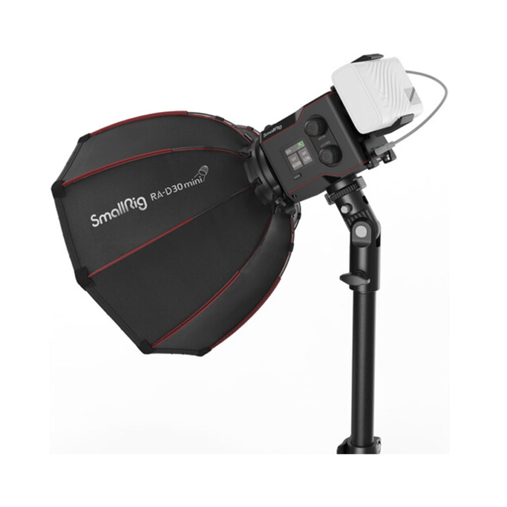42472 SmallRig 4376 LED Video Light COB RC 60B with Powerbank Clamp -LED-valo