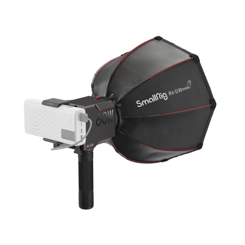 42473 SmallRig 4376 LED Video Light COB RC 60B with Powerbank Clamp -LED-valo