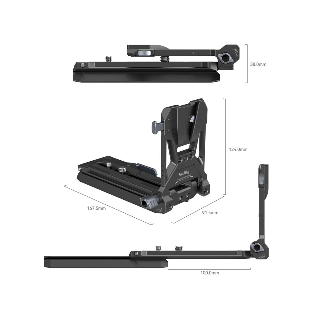 SmallRig 4323 V-Mount Battery Mount Plate Kit for Cinema Cameras