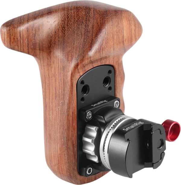 SmallRig 2118 Left Side Wooden Grip w/NATO Mount Otekahvat kameroille 3