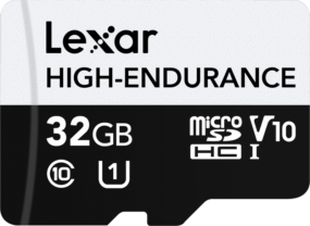 Lexar microSDXC High-Endurance UHS-I/U3/10 R100/W35 (V30) 32GB Kameratarvikkeet 2