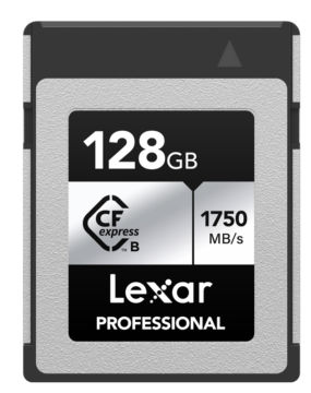 Lexar CFexpress Pro Silver Serie R1750/W1300 128GB CFExpress muistikortit