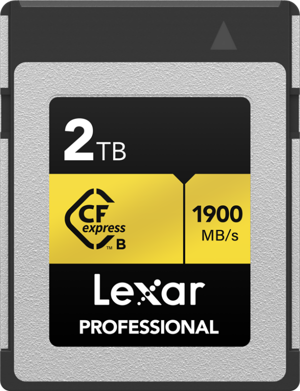 Lexar CFexpress Pro Gold R1900/W1500 2TB CFExpress muistikortit 3