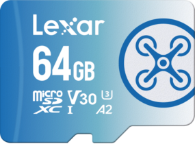 Lexar microSDXC FLY 1066x UHS-I/A2/U3 R160/W60MB (V30) 64GB Kameratarvikkeet