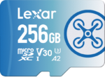 Lexar microSDXC FLY 1066x UHS-I/A2/U3 R160/W60MB (V30) 256GB -muistikortti