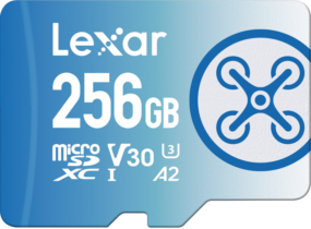 Lexar microSDXC FLY 1066x UHS-I/A2/U3 R160/W60MB (V30) 256GB Kameratarvikkeet