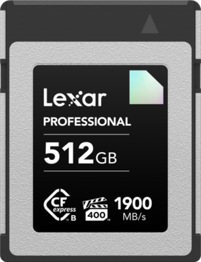 Lexar CFexpress Pro Diamond R1900/W1700 (VPG400) 512GB CFExpress muistikortit