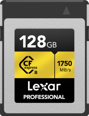 Lexar CFexpress Pro Gold R1900/W1500 128gb CFExpress muistikortit