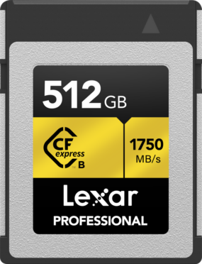 Lexar CFexpress Pro Gold R1900/W1500 512gb CFExpress muistikortit