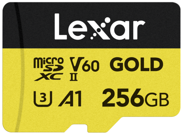 Lexar microSDXC GOLD UHS-II/C10/A1/U3 R280/W100 (V60) 256GB Kameratarvikkeet 3