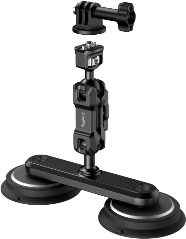 SmallRig 4467 Dual Magnetic Suction Cup Mounting Support Kit for Action Cameras Imukuppi kiinnitys 3