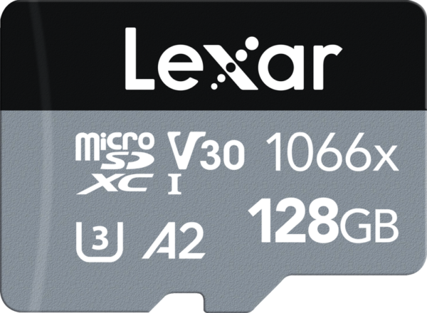 Lexar microSDHC SILVER 1066x UHS-I/U1/A2 R160/W70 (V30) 128GB Kameratarvikkeet 3