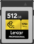 Lexar CFexpress Pro Gold R1750/W1000 512GB -muistikortti