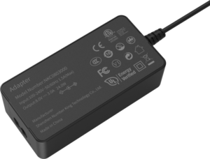 800q-04_124828 SmallRig 4269 Dummy Battery with Power Adapter (EU) NP-FZ100 is a black rectangular adapter with certification logos, model YKCOB93000, input 100-240V, output 8.8V 3.0A, manufacturer Shenzhen Number King Technology Co., Ltd.
