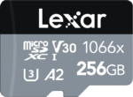 Lexar microSDHC SILVER 1066x UHS-I/U1/A2 R160/W70 (V30) 256GB -muistikortti