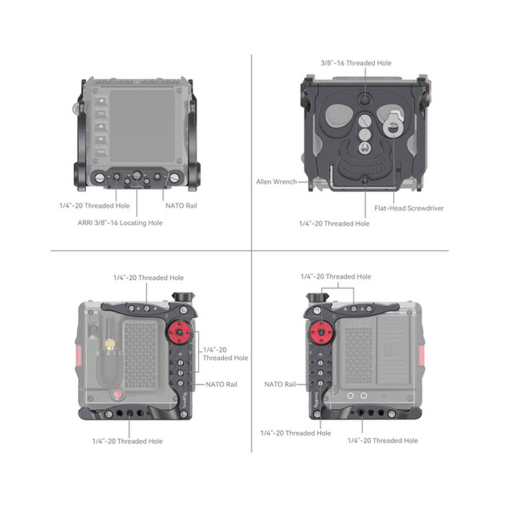 Smallrig 4111 Cage Kit Advanced for RED Komodo3 SmallRig 4111 Cage Kit Advanced for RED Komodo