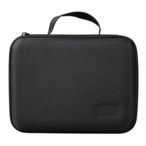 1503473481_263 The Godox Hard Case AD200 is a black, rectangular hard shell case with a textured surface, zip fastening and top handle, which appears on a white background.