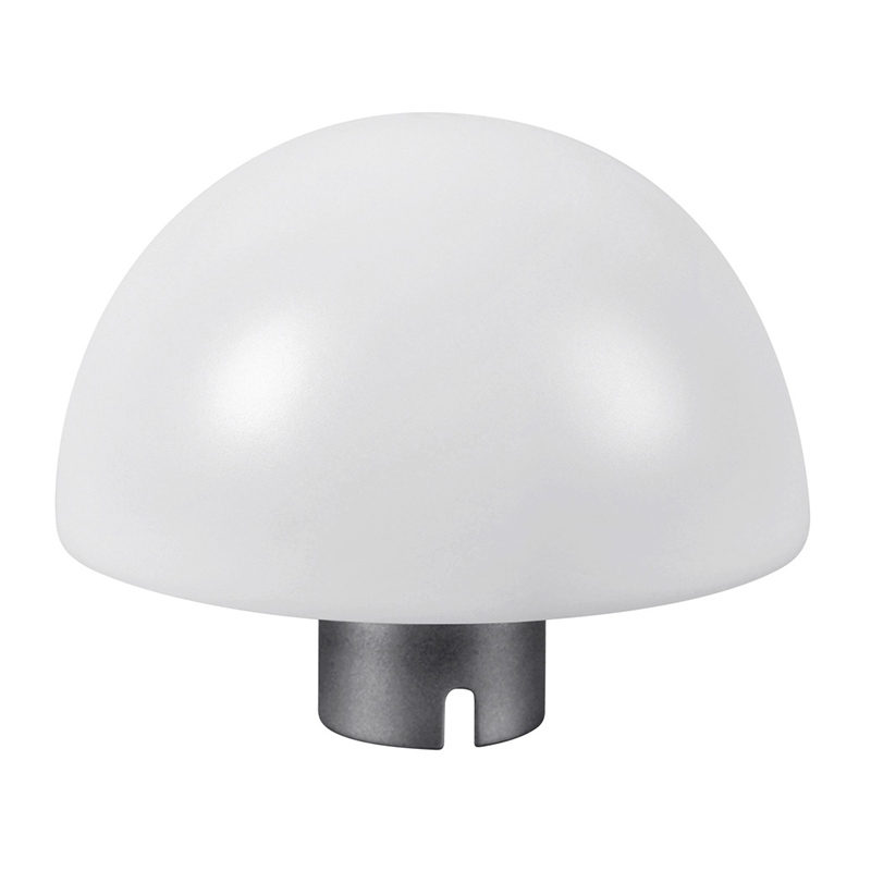1551345556_132 Godox Witstro Diffusor Ball -valaisimessa on valkoinen, kupolimainen muotoilu, jossa on sileä pinta. Minimalistinen ja moderni, se tarjotaan ilman metallista pohjaa tai metalliosia.