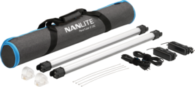 NANLITE Pavotube II 15C LED RGBWW Tube Light 2 Light Kit LED valot kuvaamiseen ja videoihin