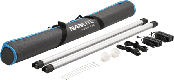 NANLITE Pavotube II 30C LED RGBWW Tube Light 2 Light Kit LED valot kuvaamiseen ja videoihin 3