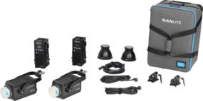 NANLITE Forza 500B II 2 Kit LED Spot Light with Trolley Case LED valot kuvaamiseen ja videoihin 2