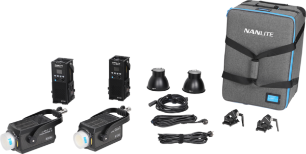 NANLITE Forza 500B II 2 Kit LED Spot Light with Trolley Case LED valot kuvaamiseen ja videoihin 3