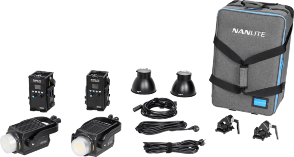 NANLITE  Forza 300B II 2 Kit LED Spot Light with Trolley Case LED valot kuvaamiseen ja videoihin 3