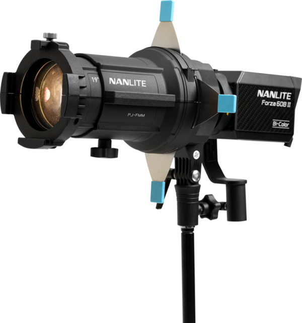 NANLITE Forza 60B II LED Bi-color with 19° and 36° Projection Attachment LED valot kuvaamiseen ja videoihin 3