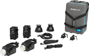 NANLITE  Forza 300 II 2 Kit LED Spot Light with Trolley Case LED valot kuvaamiseen ja videoihin