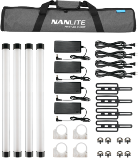 NANLITE PavoTube II 15XR 4KIT LED Tube Light LED valot kuvaamiseen ja videoihin