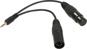 NANLITE DMX Adapter cable with 3.5mm LED valot kuvaamiseen ja videoihin