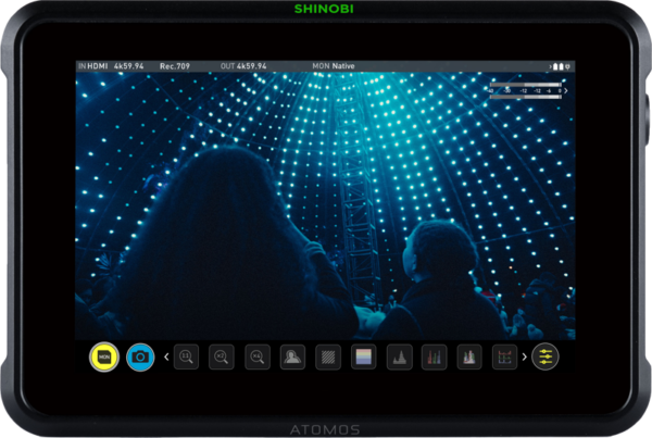 ATOMOS Shinobi 7 – 7” 4K HDMI & SDI HDR Photo & Video Monitor Ulkoiset monitorit videokuvaamiseen 3